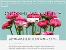 Tablet Screenshot of crossfitmadminute.com
